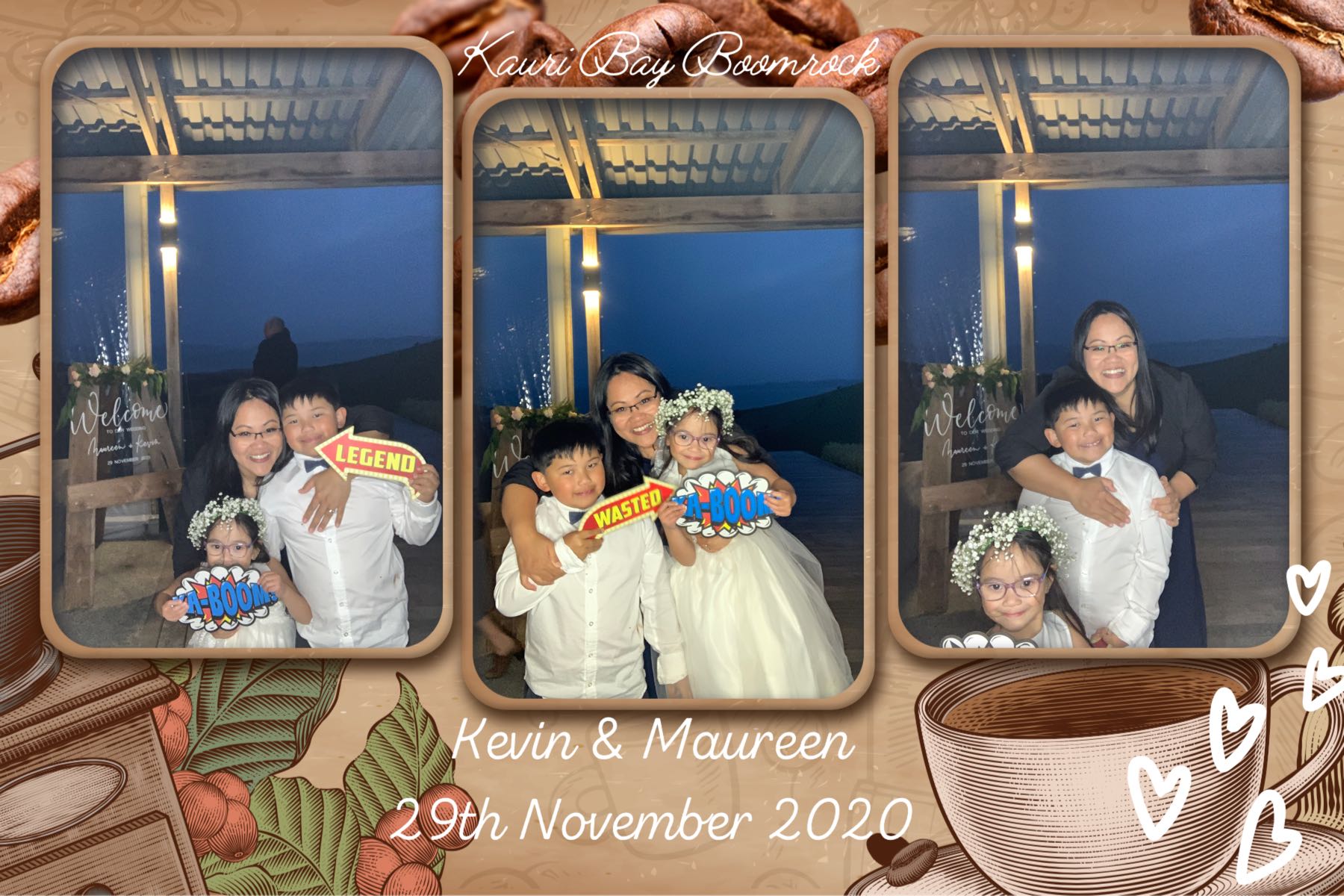 Maureen & Kevin's wedding | View more photos from the event at gallery.photobooth.co.nz/u/SelfieCentral/Maureen-Kevins-wedding